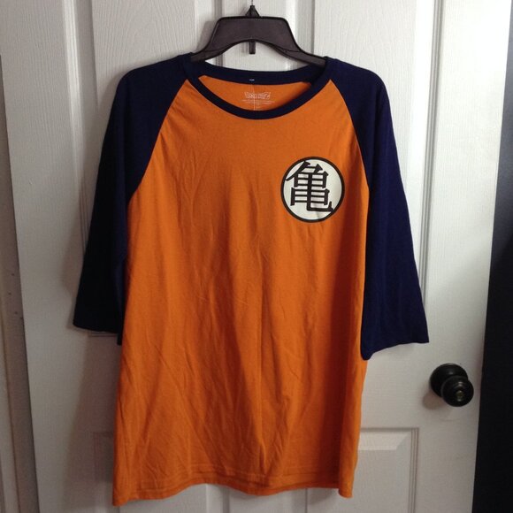 Dragon Ball Z Jersey, "L". 3/4 sleeve, 2019, Collectible Tee, Dudecore, Kidcore - Picture 1 of 4